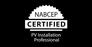 NABCEP Certified solar panel installation professional